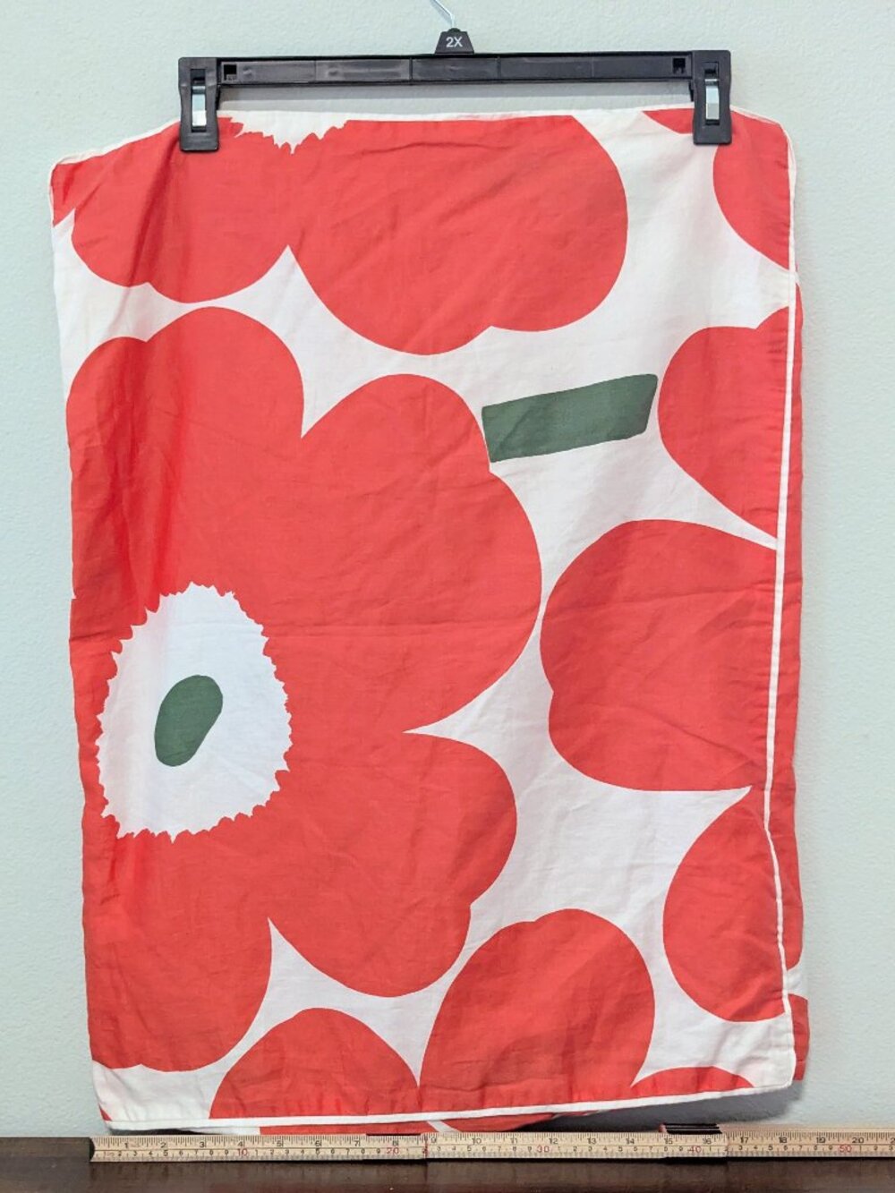 Marimekko Unikko Standard Pillow Sham – 100% Organic Cotton